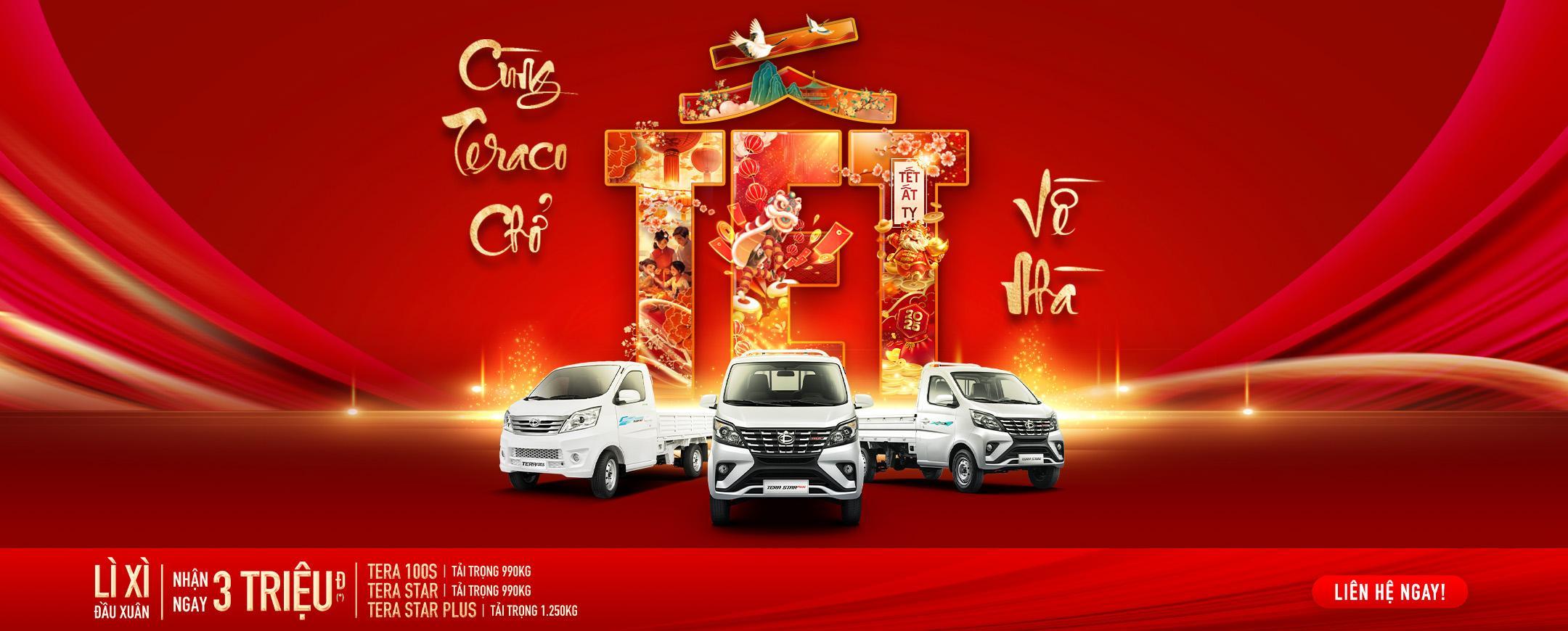 CTKM Xe Tải Teraco Tháng 02/2025 – Báo Giá & Giá Lăn Bánh Chi Tiết