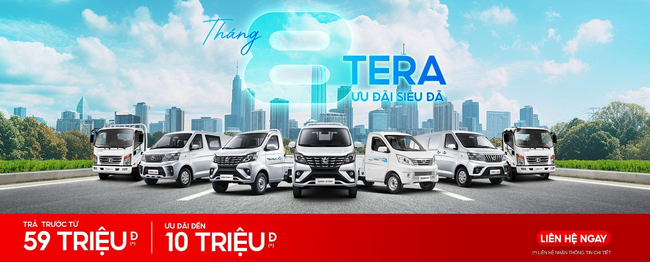 Tháng 8 Sắm Xe Tải Tera - Nhận Ưu Đãi Siêu Đã