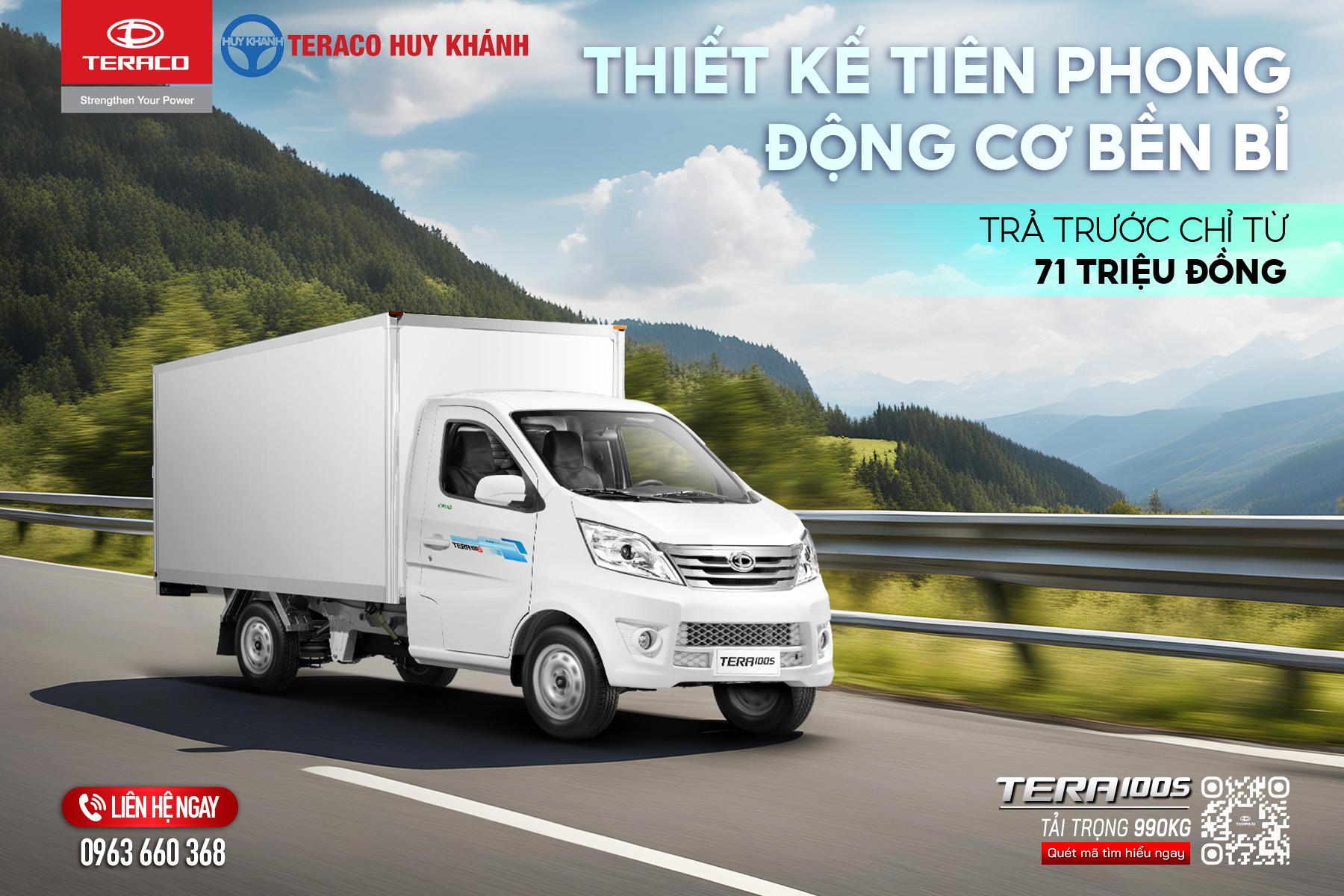 Giá Xe Tải Tera 100S Mới Nhất T7/2025 | Báo Giá & Chi Phí Lăn Bánh