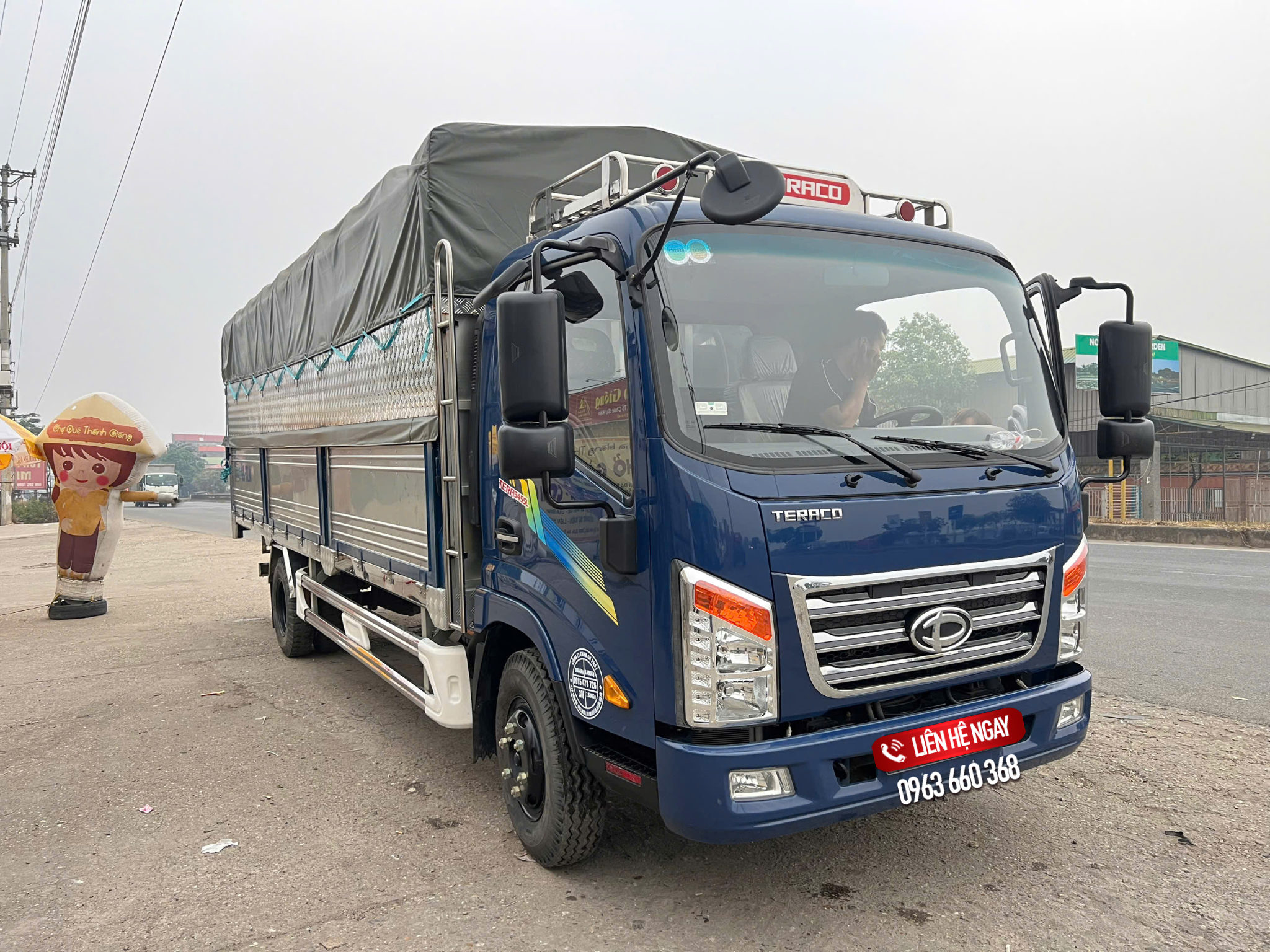 Giá xe Tera345SL mới nhất 2025 – Thùng dài 6.3m, động cơ Isuzu, hỗ trợ trả góp